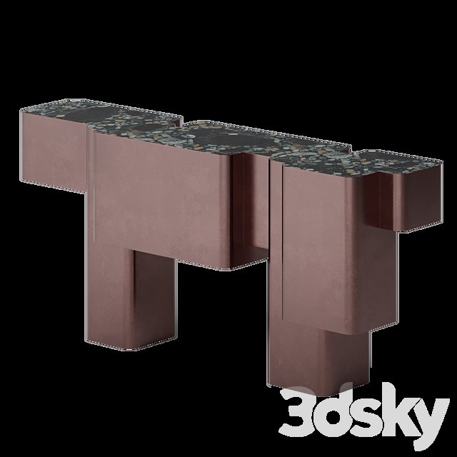 Xenolith Console by Kelly Wearstler