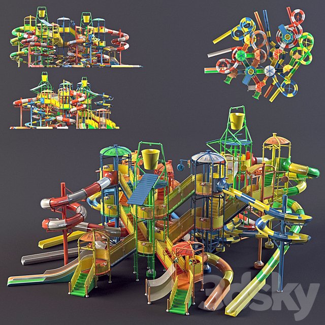 Water childrens amusement