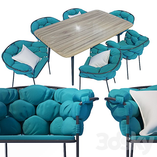 Table and chairs
