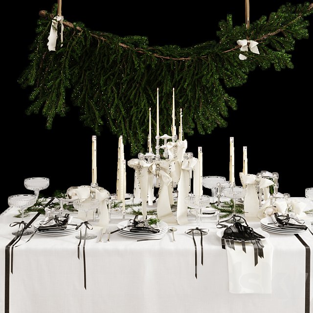 Christmas/New Year table setting