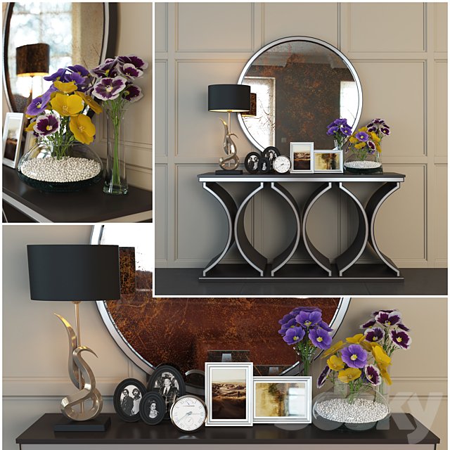 unique modern console table