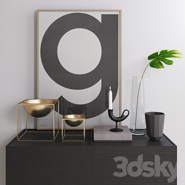 Nedrefoss Chandleholder Decorative Set