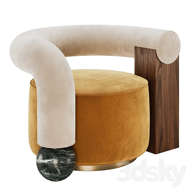 Galatea Armchair by Malabar
