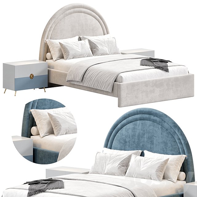 Channel Upholstered Bed by Pbteen