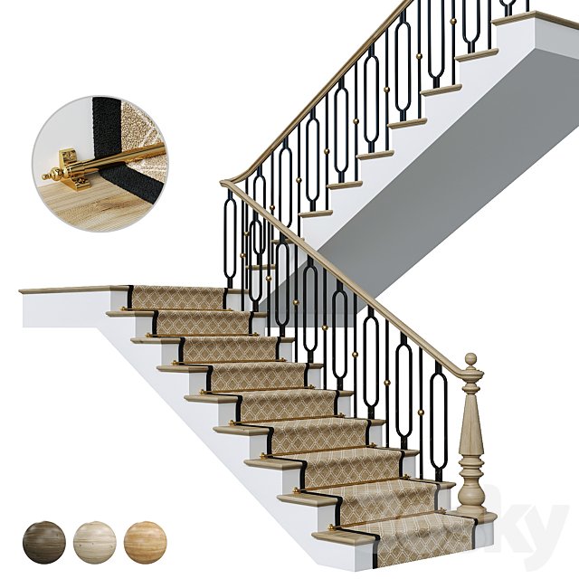 Neoclassical staircase 6
