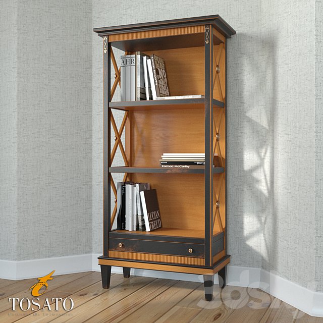 Bookcase Tosato Nero Miele