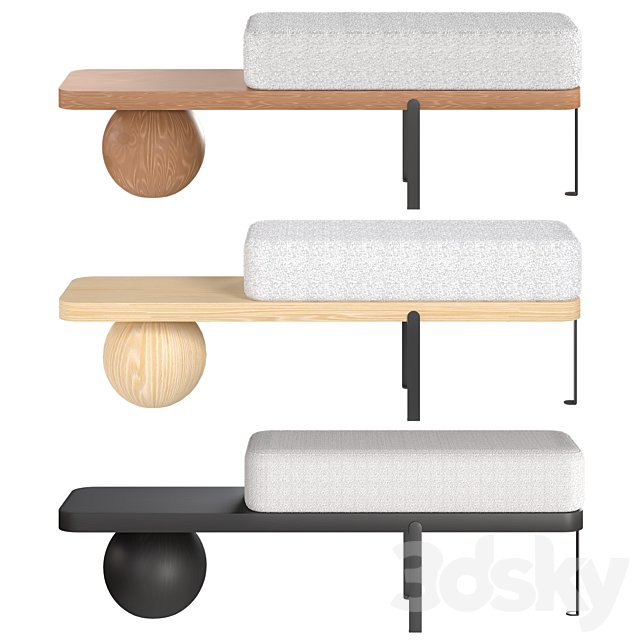 Designer banquette for the hallway in the style of Casa Padrino