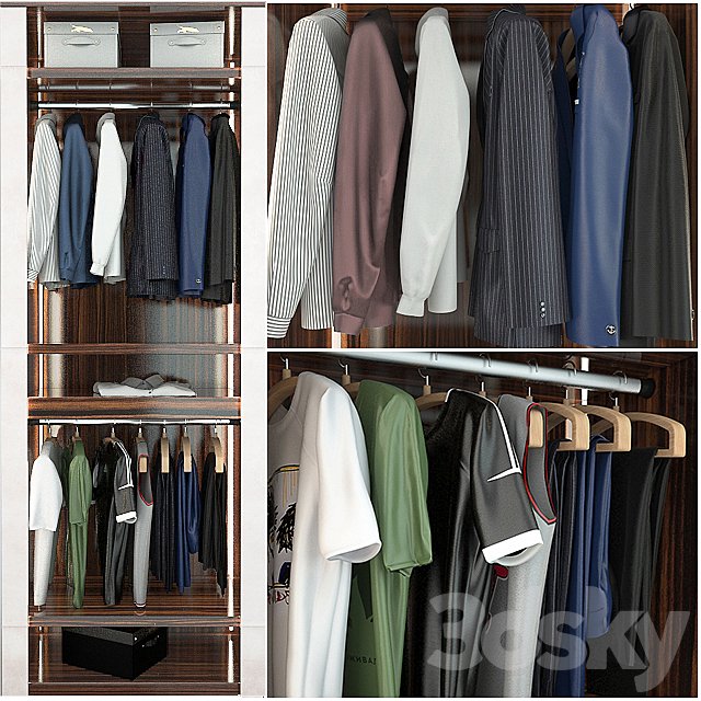 Wardrobe VENERE Capital collection, segment A men's clothing