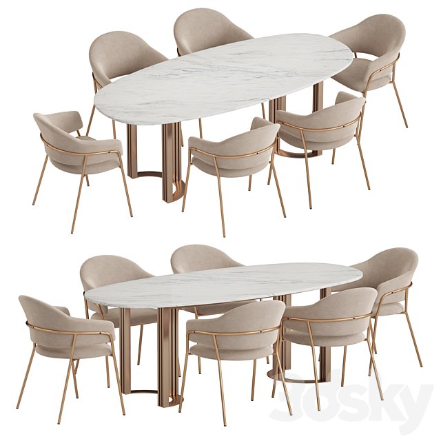 Hudkoff Lord table Gloria chair