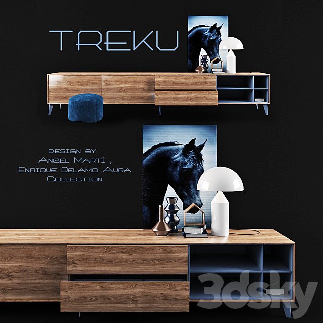 Wall storage / AURA C5 / TREKU