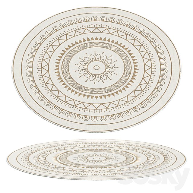 Round carpet 001