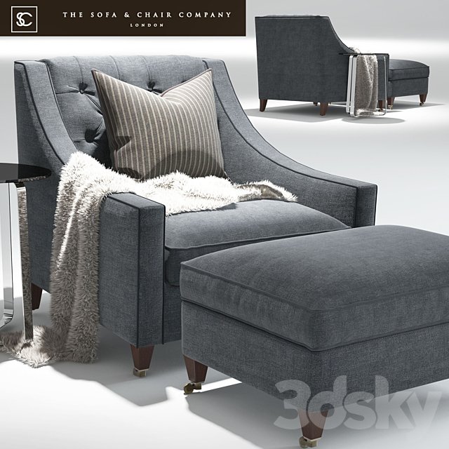 Renoir Armchair Elypsis Table The sofa and chair company