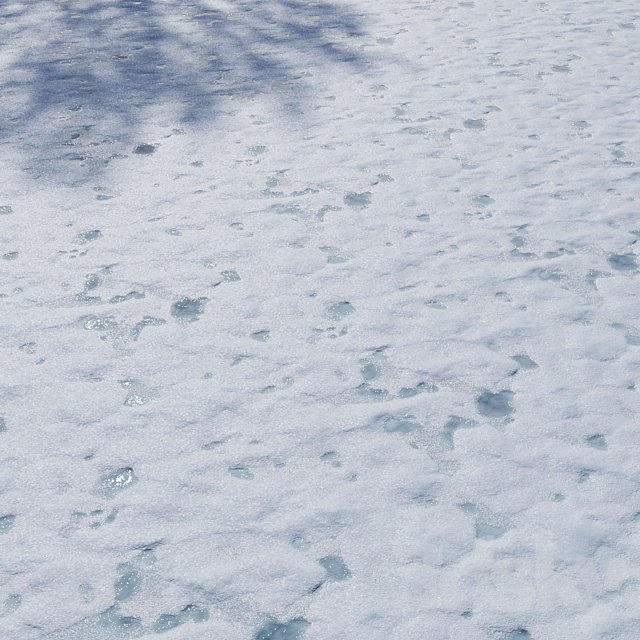 Snow Ice PBR material 4k Seamless Set 01
