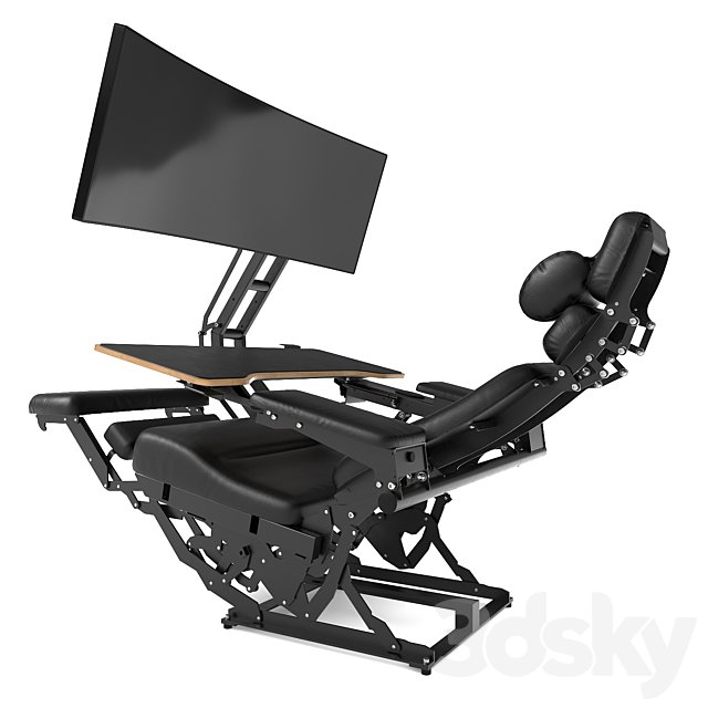 Ergonomic chair EasyWorkStation. Cyberstation.