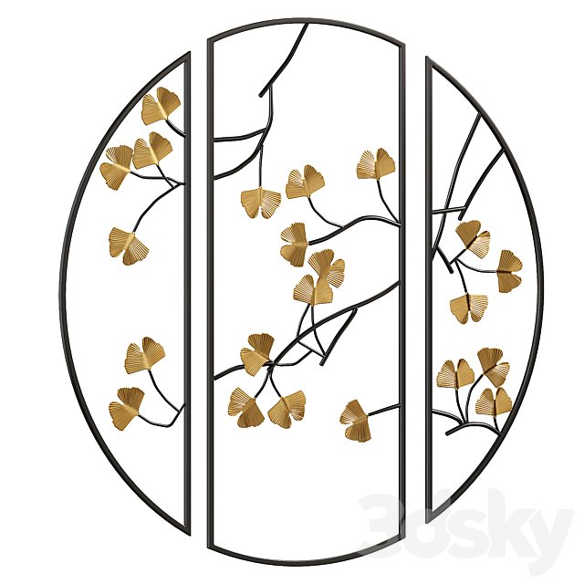 Metal Wall Decor Set