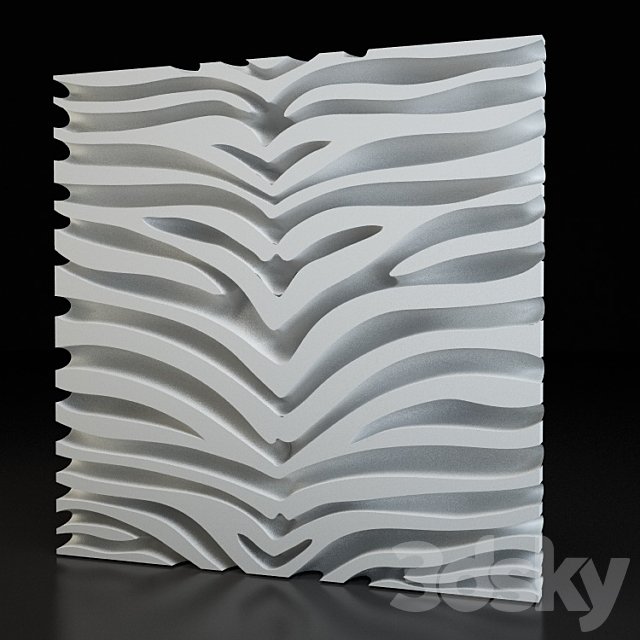 Tiger-3d plaster panel