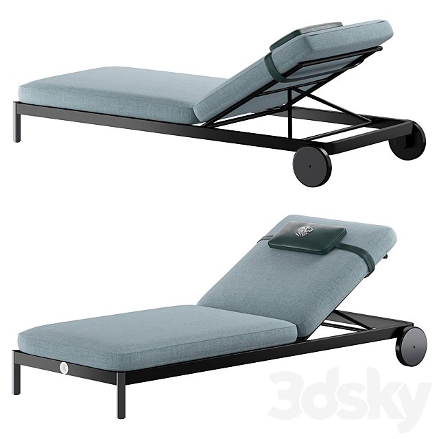 Oasis boutdoor chaise longue by giorgiocollection