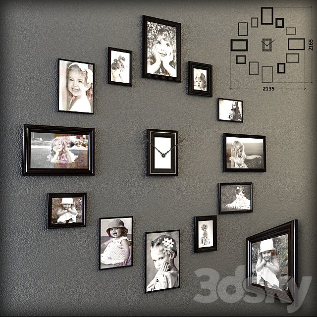 Hours of photo frames