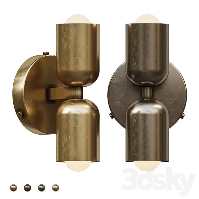 In Common With Brass Up Down Sconce
