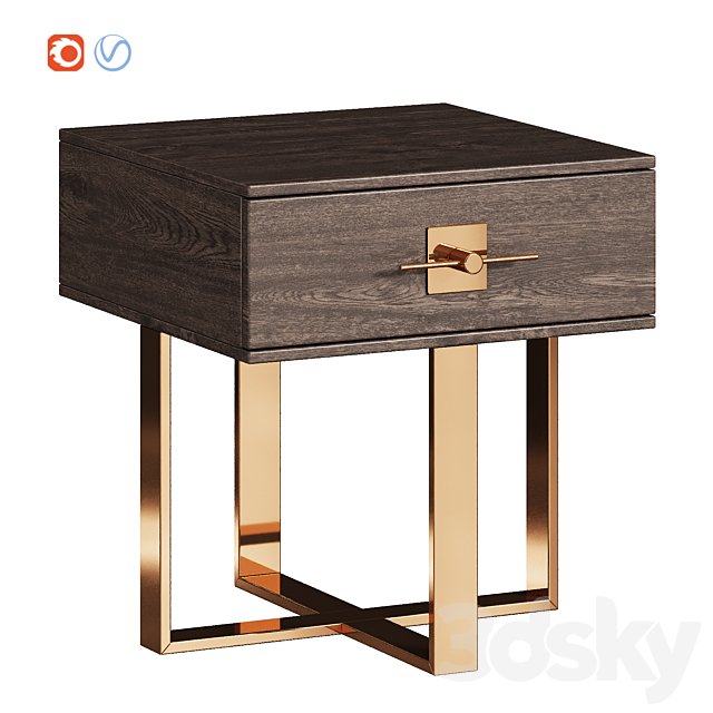 Osaka Kare nightstand