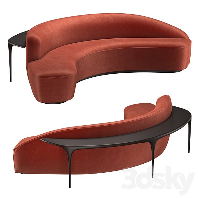 Sculpted Sofa Table 9011