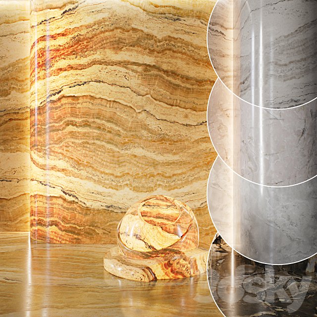 Marble set | Onyx (seamless) | 14
