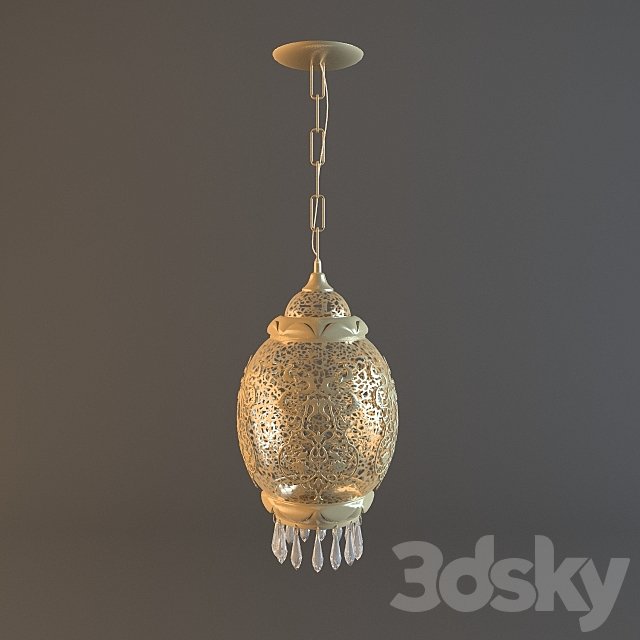 Chandelier in Oriental style