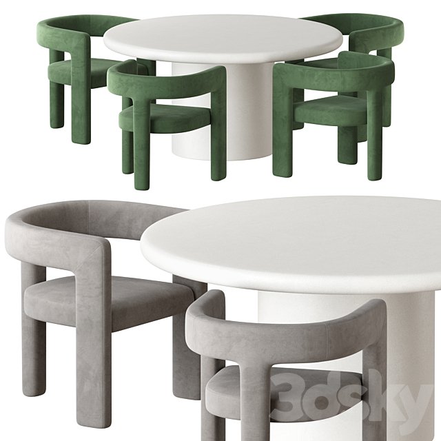 Table Kaya chair Triah Casa Blanco