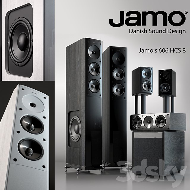 Speaker set Jamo S606 + 206 sub