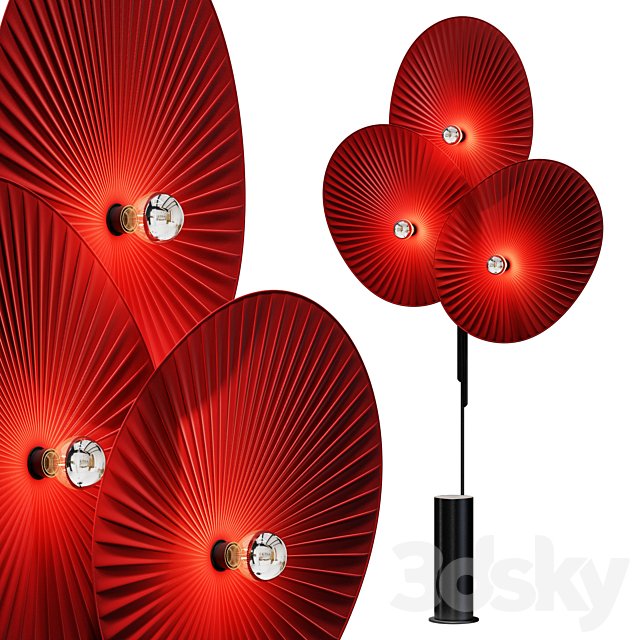 roche bobois unfold floor lamp