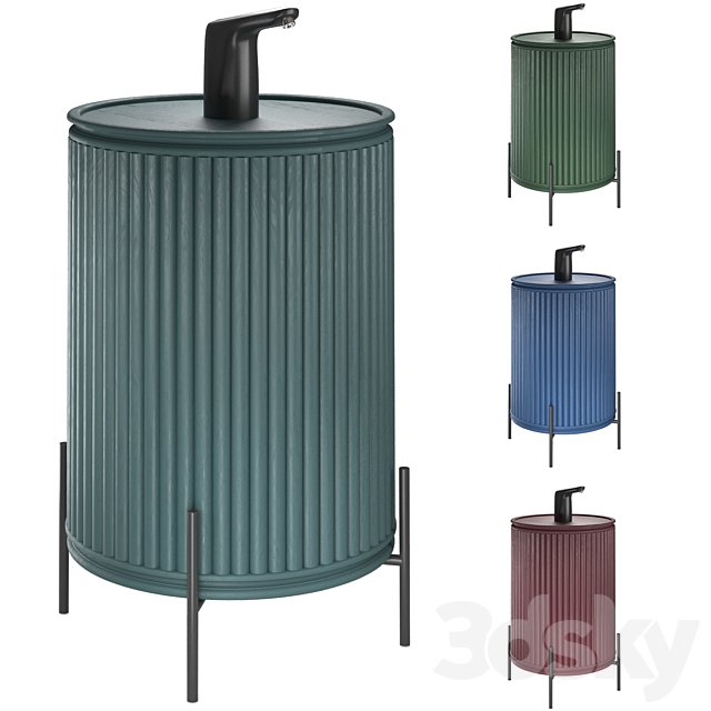 Interior Aqua Dispenser Trunk | Decorative Case for Bottle of Water with pump
