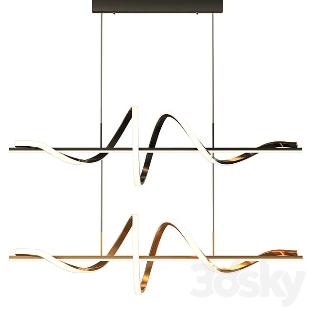 Woma Spiral strip Pendant Light
