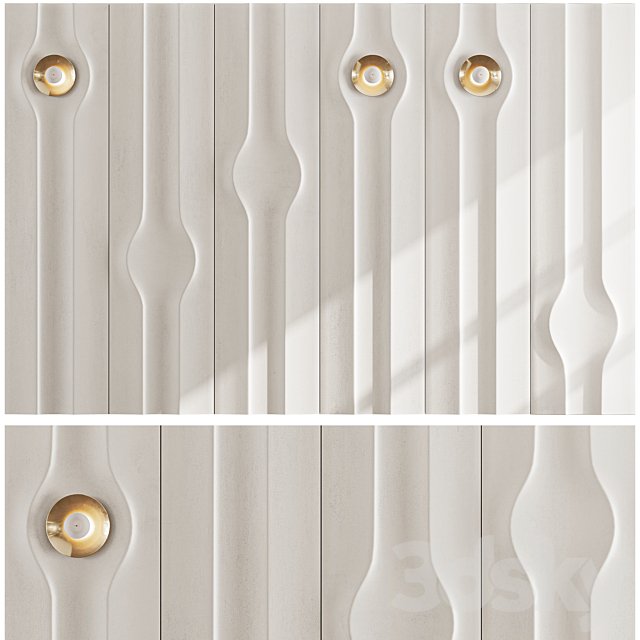Headboard 3d Wall Panel set 05