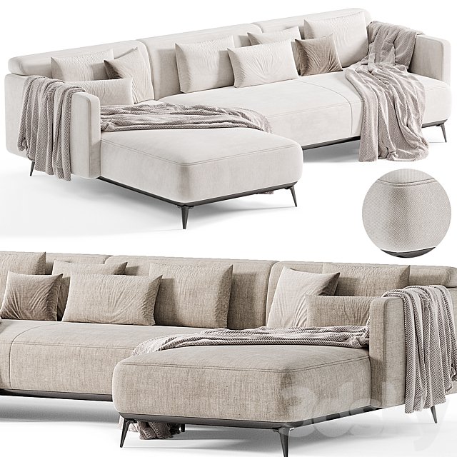 SOFA MODENA WITH RECREATION MODULE By Boconcept