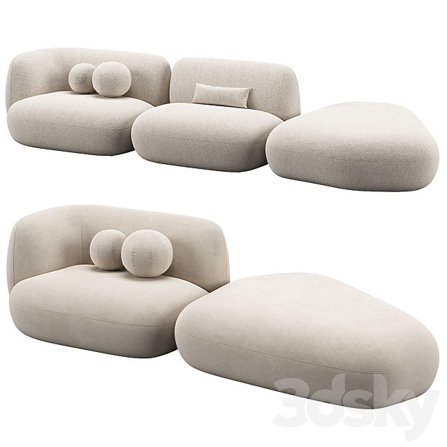 Jade Sofa 3 by Potocco