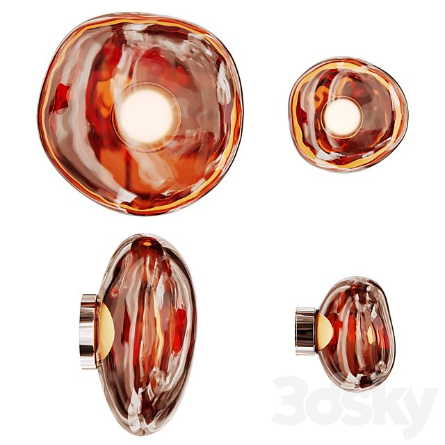 Melt led surface lights by Tom Dixon
