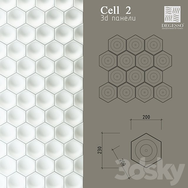 3D Panels Degesso (Cell 2)