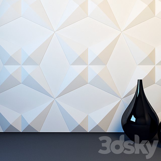 3D panel corners