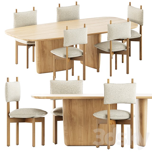 Paf Paf Chair MC25 by Mattiazzi and Tobi-Ishi table by Bebitalia
