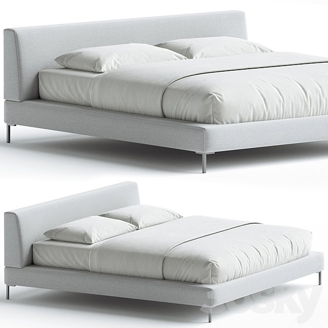 Charles Bed Antonio Citterio B&B ITALIA