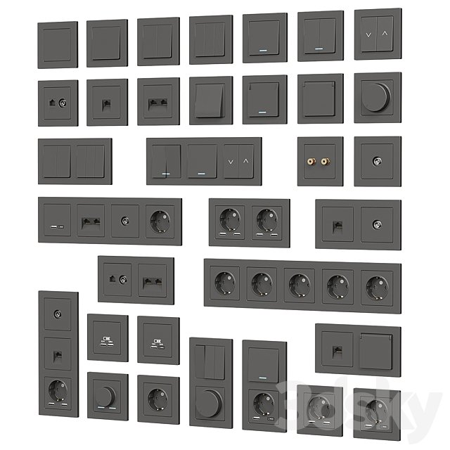 Sockets and switches 01