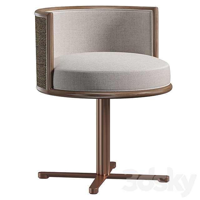 CANYON SWIVEL DINING CHAIR by bakerfurniture