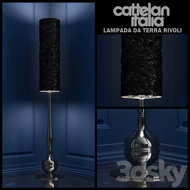cattelan italia noir LAMPADA DA TERRA RIVOLI