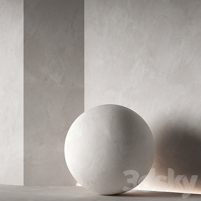 Decorative plaster material. Beige white. Seamless 4K.