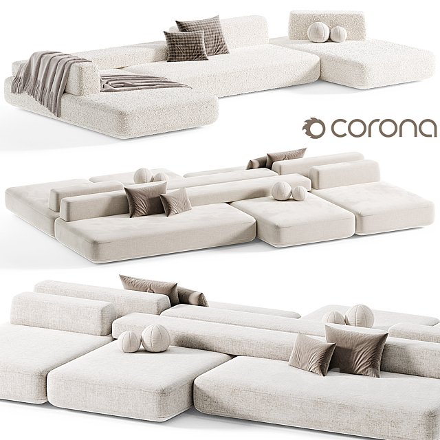 Modular Sofa Flat Sofa Modern By Como