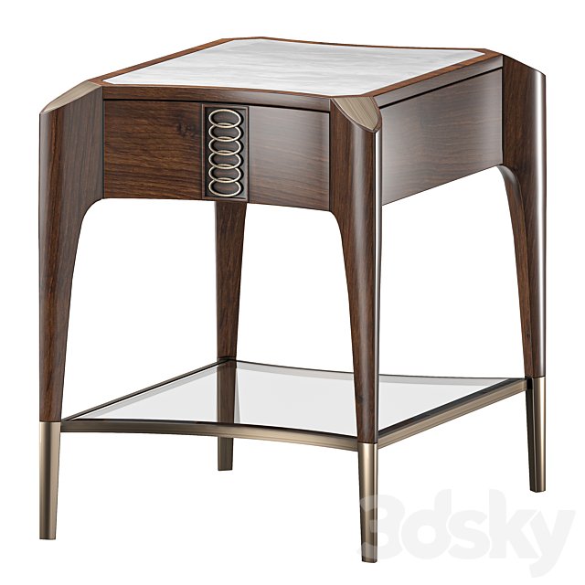 caracole oxford side coffee table