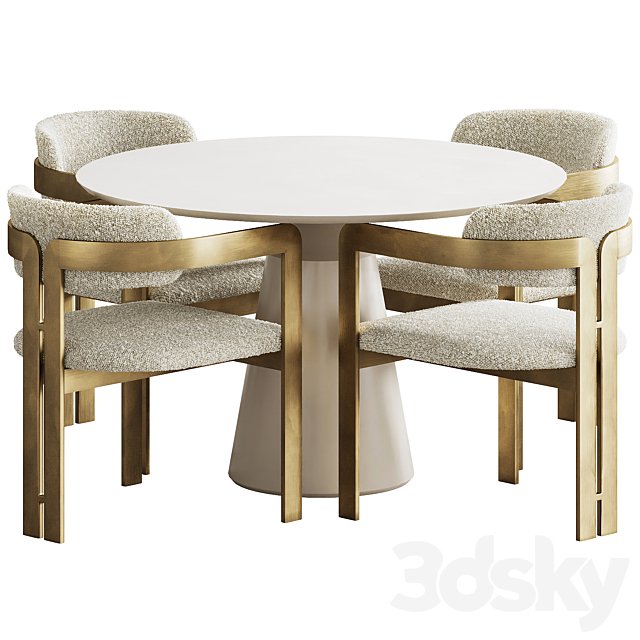 Donato by Eichholtz dining set