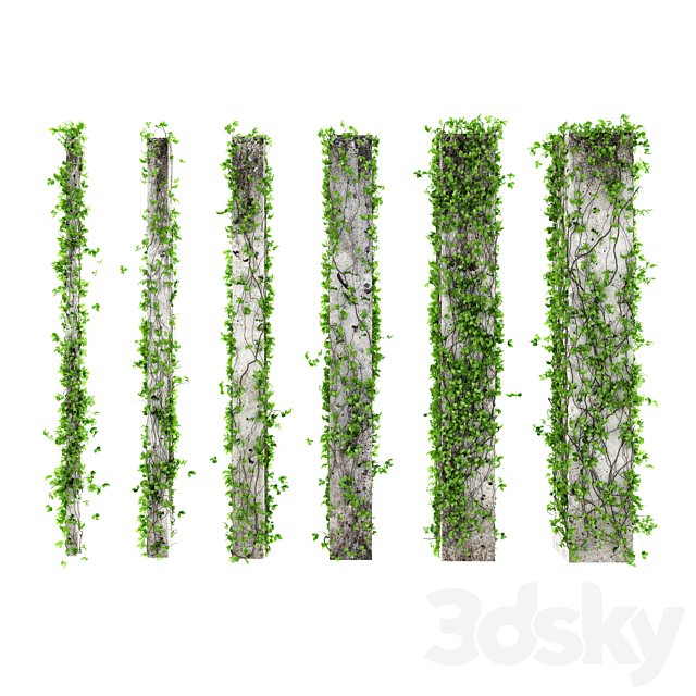 Leaves for square columns. 6 sizes