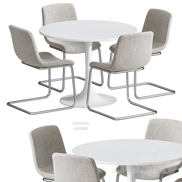 DOCKSTA LUSTEBO IKEA table and chairs