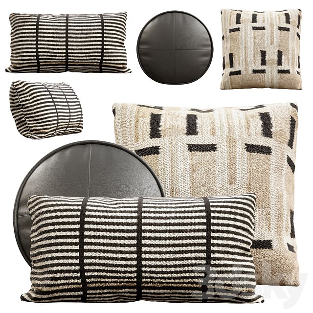 CB2 Throw Pillows Set